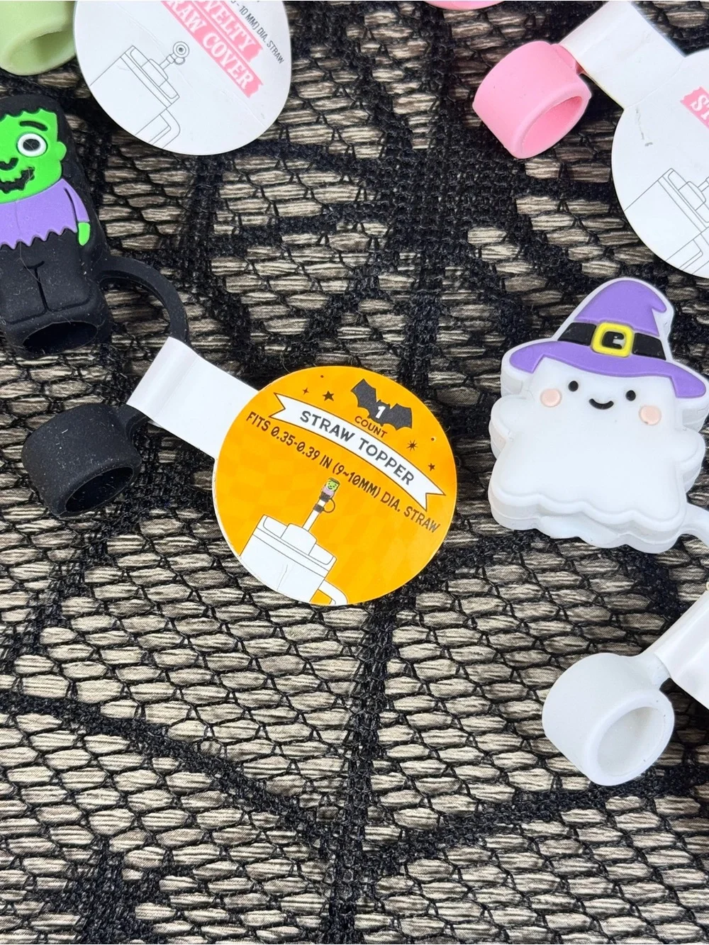NEW Target Bullseye Playground Halloween Straw Covers